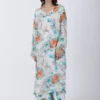 Blooming Dales Printed Long Tunic & Pant Set