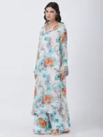 Blooming Dales Printed Long Tunic & Pant Set