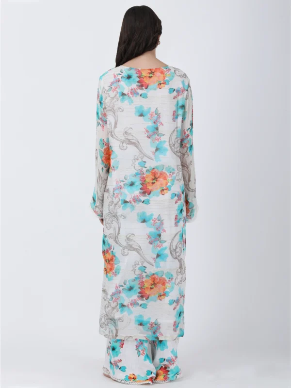 Blooming Dales Printed Long Tunic & Pant Set