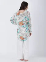 Blooming Paradise Printed Shirt With Long Sleeves