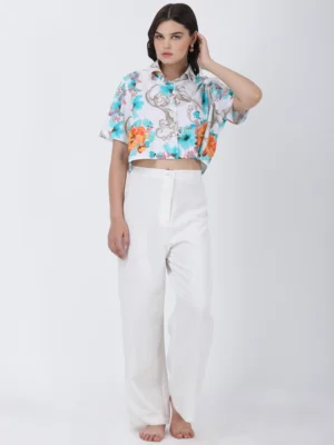 Blooming Paradise Printed Box Shirt