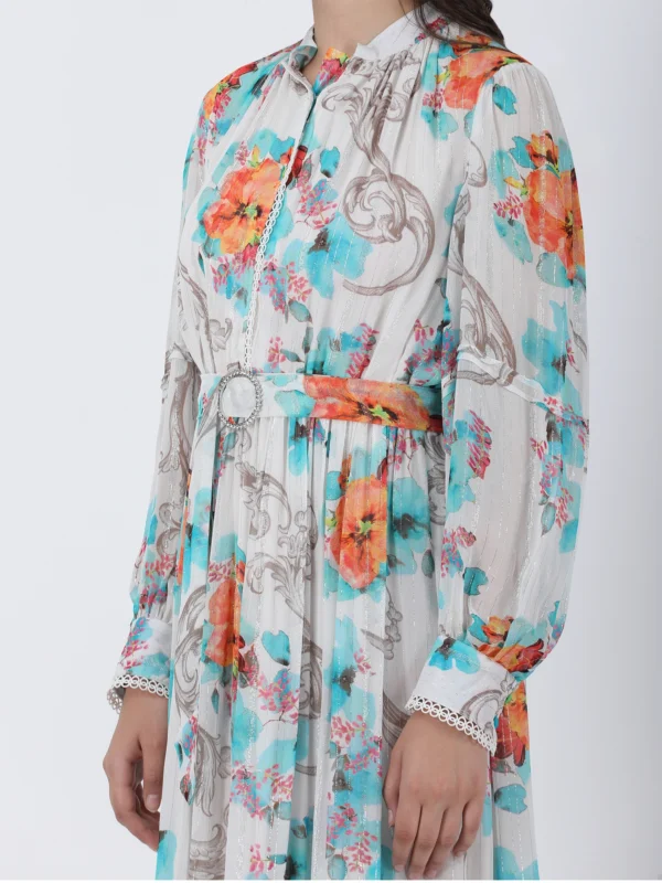 Blooming Paradise Printed Midi Dress