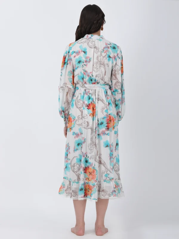 Blooming Paradise Printed Midi Dress