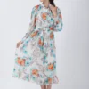 Blooming Paradise Printed Midi Dress