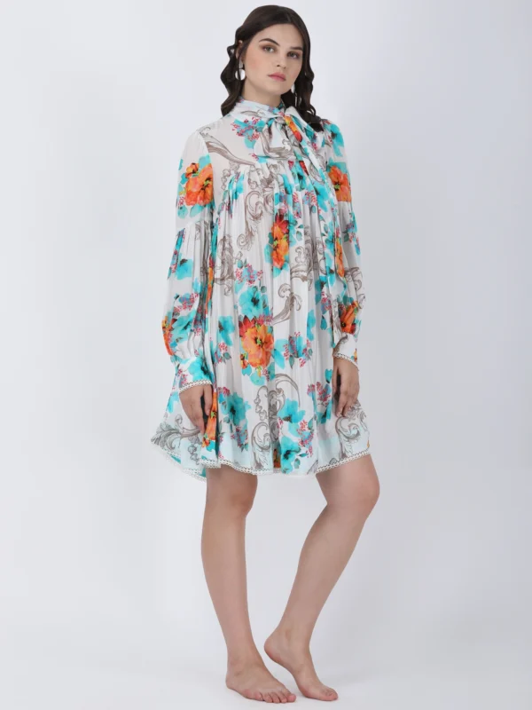 Blooming Paradise Printed Short Dress