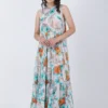 Blooming Paradise Printed Tier Maxi Dress