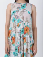 Blooming Paradise Printed Tier Maxi Dress