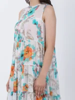 Blooming Paradise Printed Tier Maxi Dress