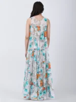 Blooming Paradise Printed Tier Maxi Dress