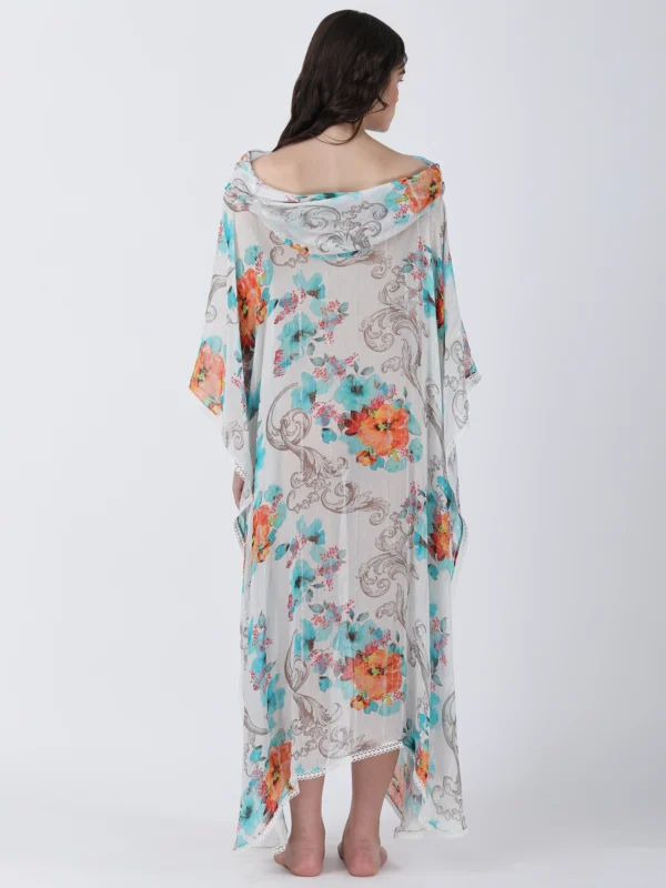 Blooming Paradise Printed Kaftan