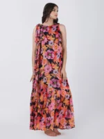 Wild Flower Printed Printed Sleeveless Maxi Dress