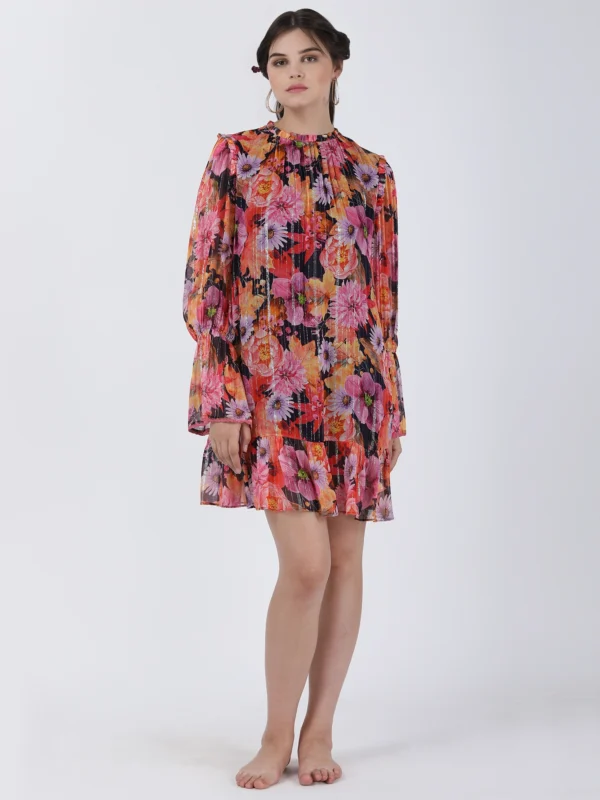 Wild Flower Printed Short Dress