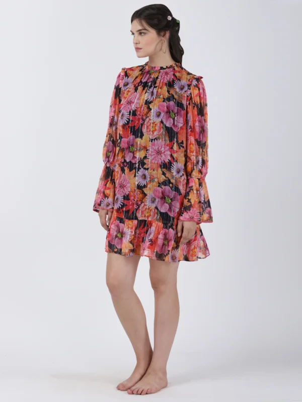 Wild Flower Printed Short Dress