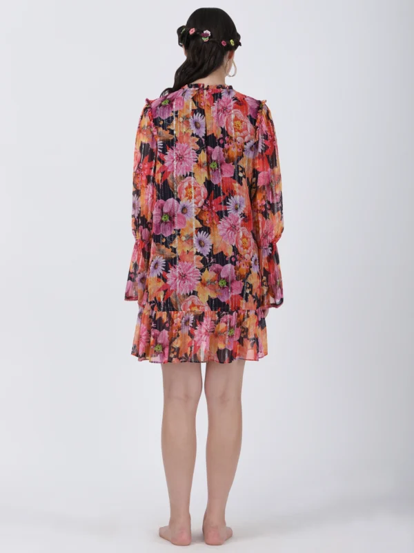 Wild Flower Printed Short Dress