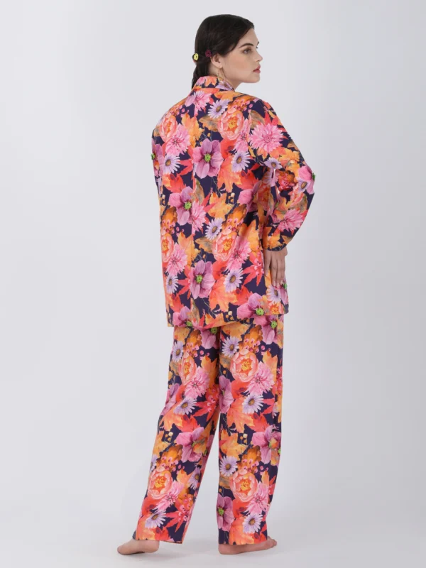 Wild Flower Printed Straight Pants