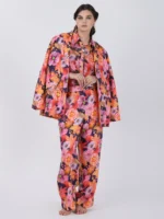 Wild Flower Printed Straight Pants