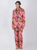 Wild Flower Printed Straight Pants