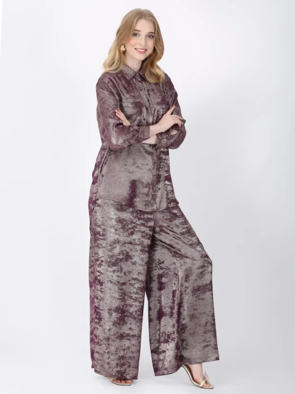 Berry Wine Fola Cord Set