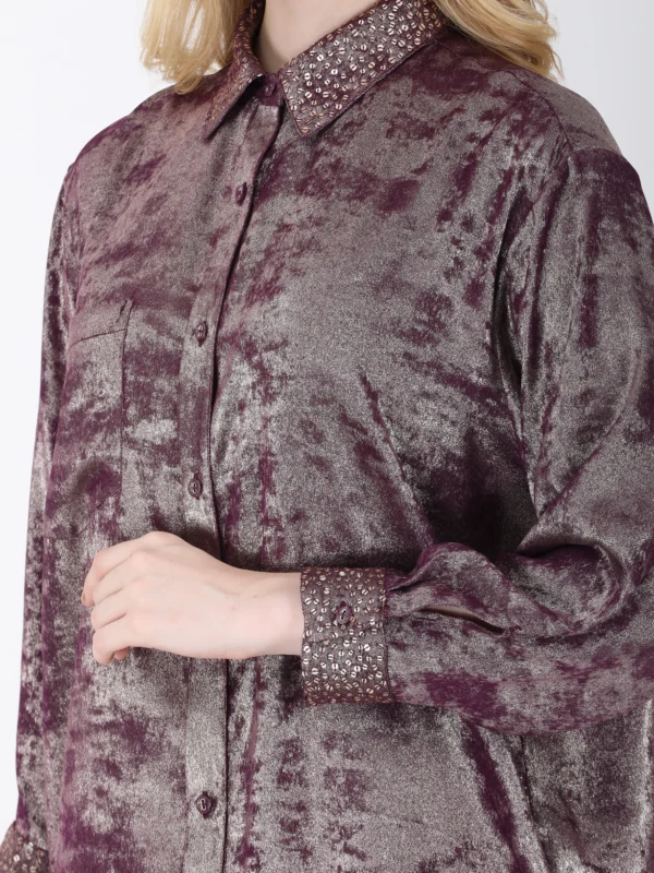 Berry Wine Fola Cord Set