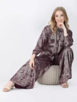 Berry Wine Fola Cord Set