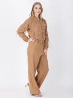 Iced Coffee Brown Pina Cord Set