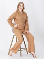 Iced Coffee Brown Pina Cord Set