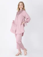 Old Rose Pink Brilho Tunic Set