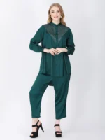 Emerald Green Contas Tunic Set