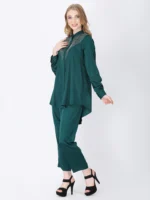 Emerald Green Contas Tunic Set