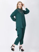 Emerald Green Contas Tunic Set