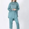 Sage Green Contas Tunic Set