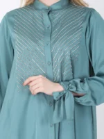 Sage Green Contas Tunic Set