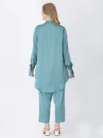 Sage Green Contas Tunic Set