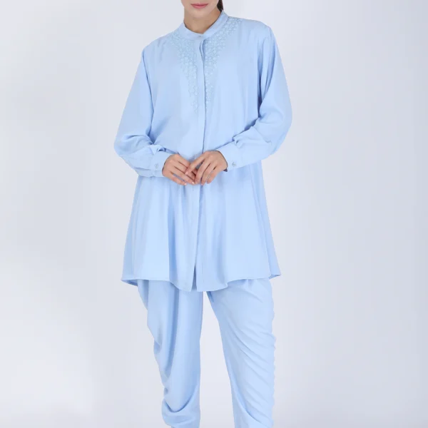 Baby Blue Macia Tunic Set