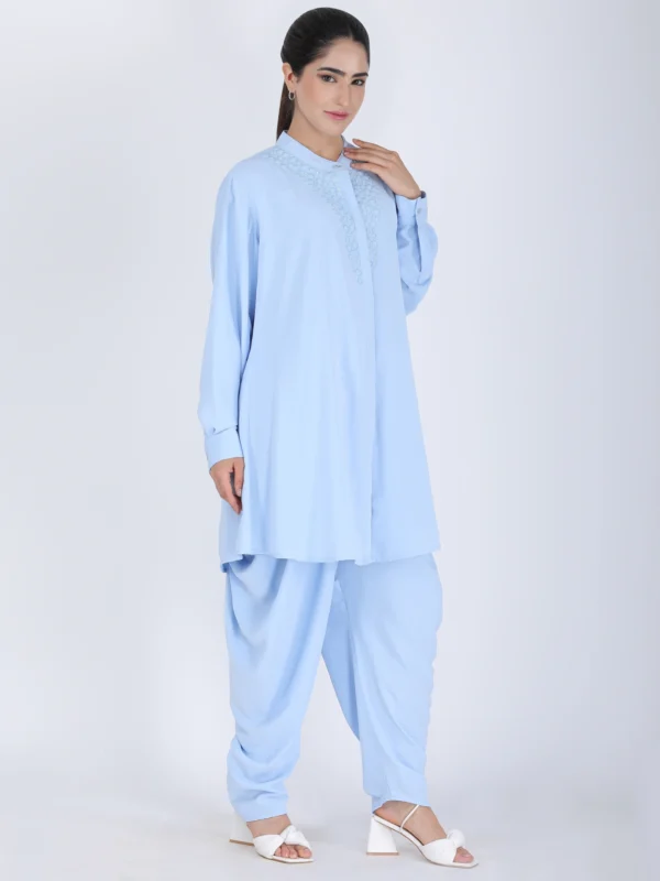 Baby Blue Macia Tunic Set