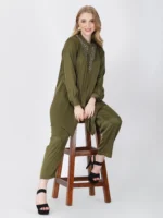 Olive Green Macia Tunic Set