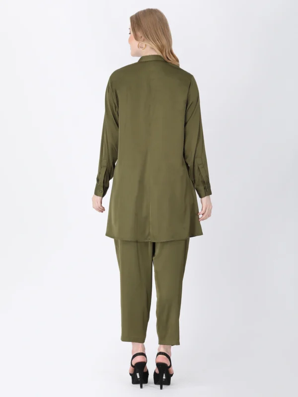 Olive Green Macia Tunic Set