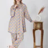 Lavender Shepherds Plaid Tunic Set