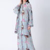 BABY BLUE REGIUM PRINTED VISCOSE CREPE CORD SET